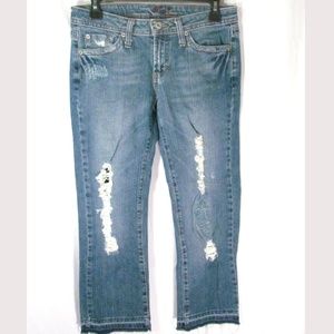 Hint Jeans Size 5 Junior Very Distressed